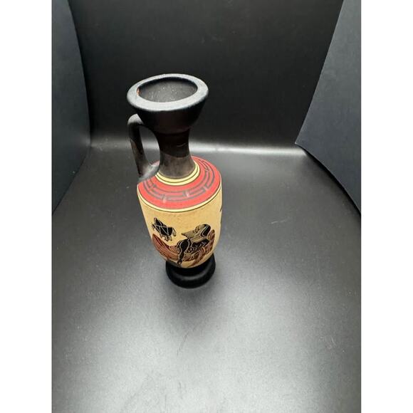 Greek Pottery Vase Museum Reproduction Ceramic Copy of Classic Period 450 B.C. - Picture 8 of 10